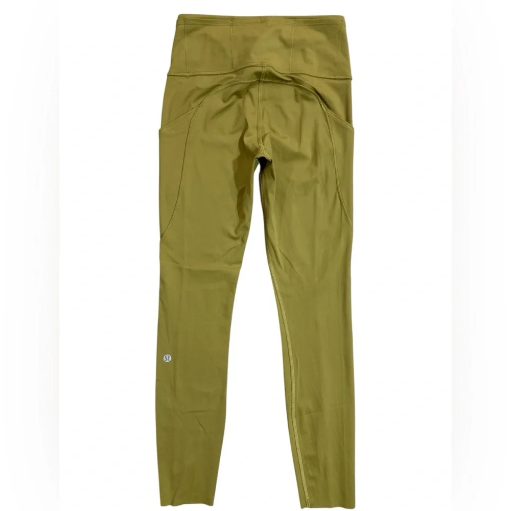 Lululemon Fast and Free Tight II 25" *Non-Reflective Nulux Green Size 4 - Picture 4 of 8